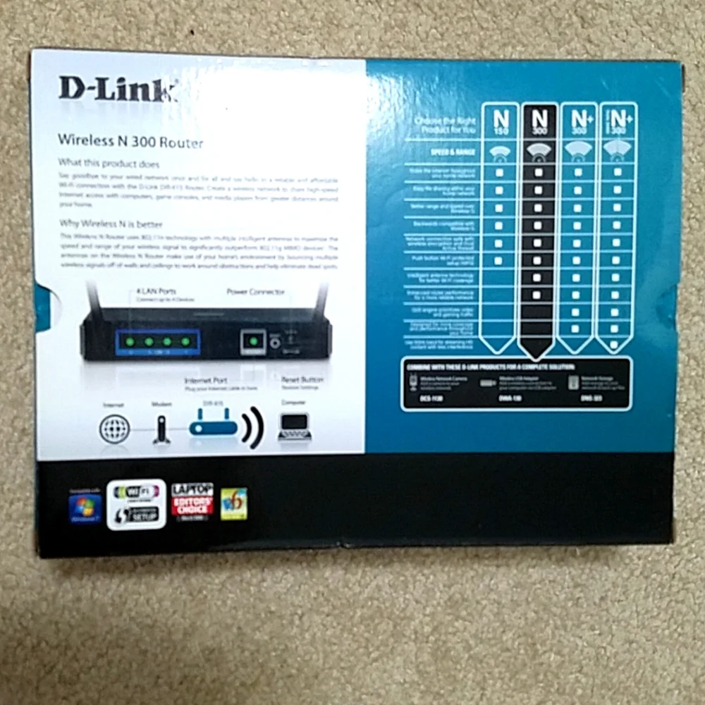 D-Link Wireless N300 Router - Picture 2 of 3